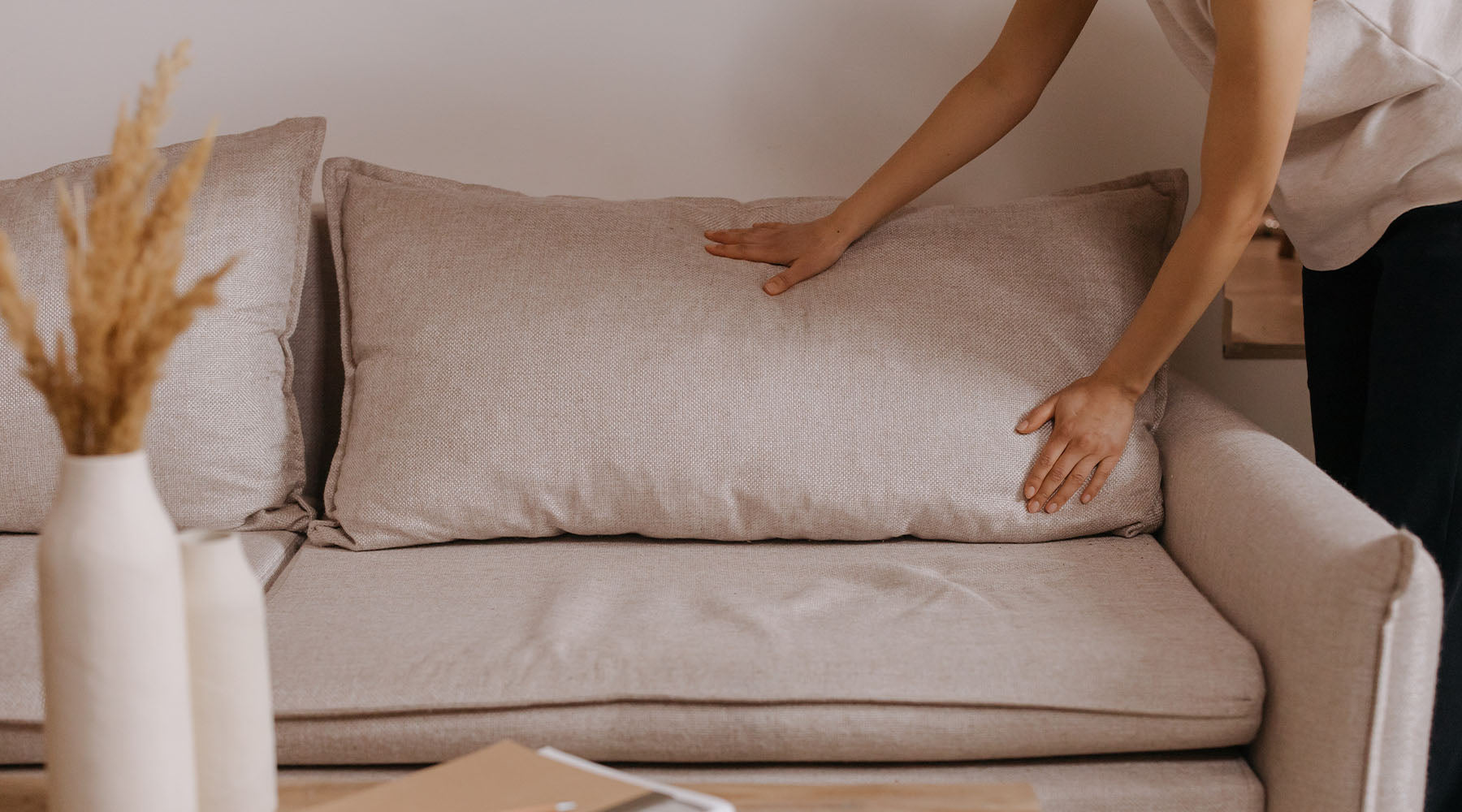 How To Fluff Couch Pillows