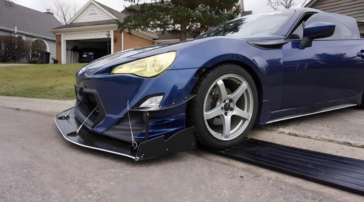 How To Get A Low Car Up A Steep Driveway