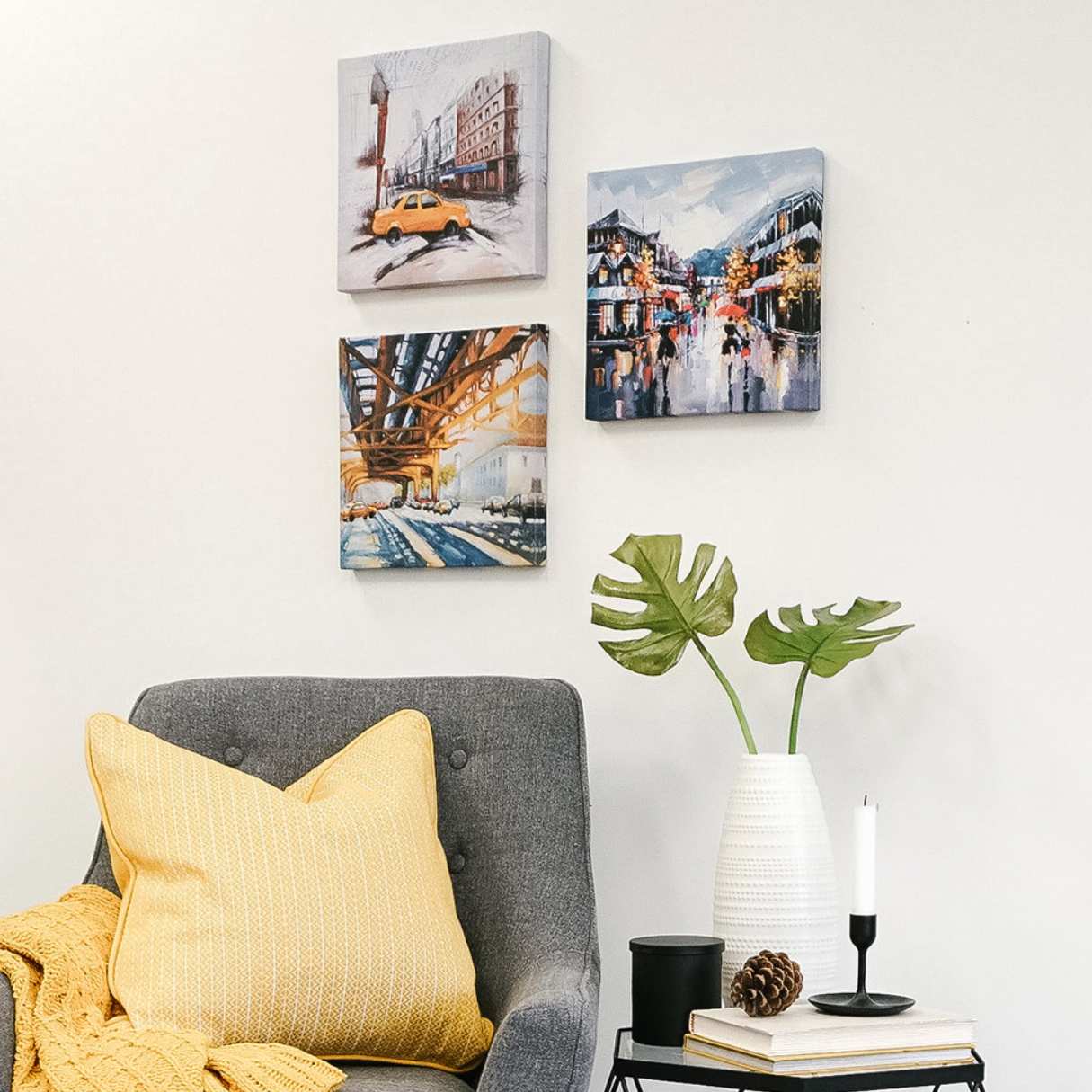 How To Hang 3 Piece Wall Art