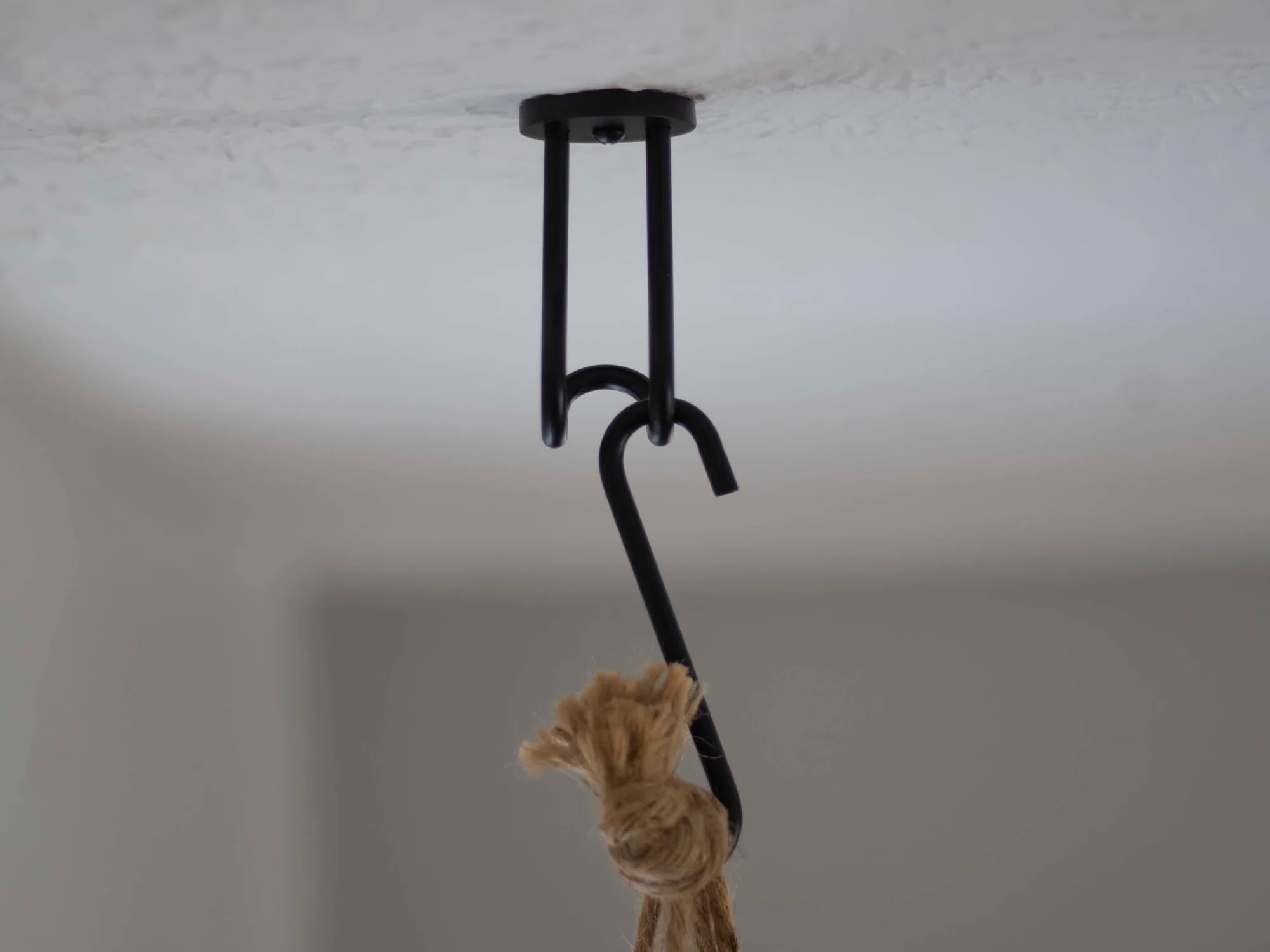 How To Hang A Hook In The Ceiling