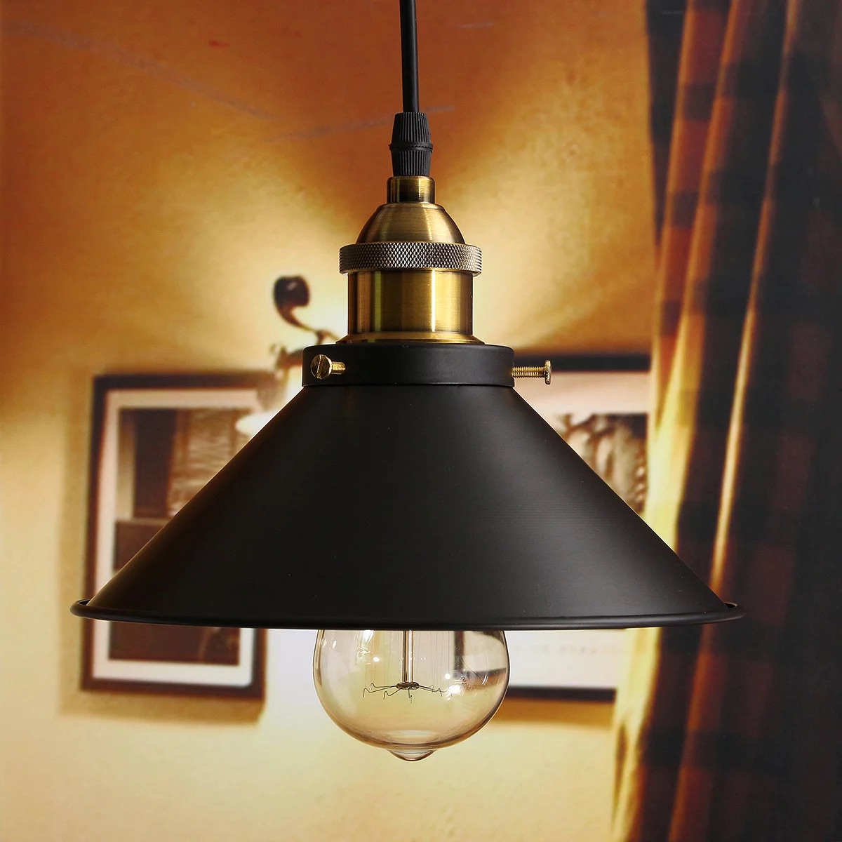 How To Hang A Lamp From The Ceiling Without Drilling