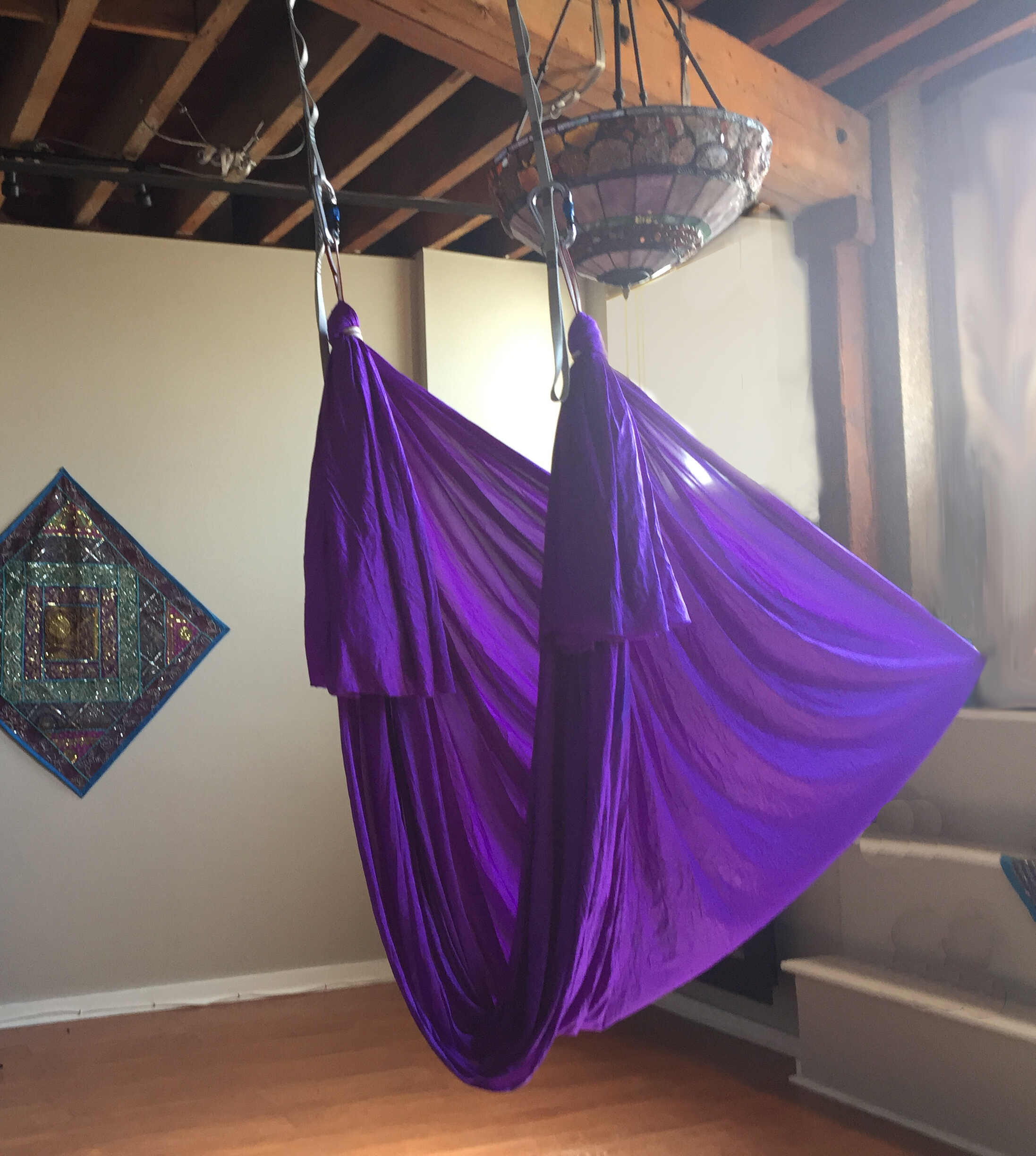 How To Hang Aerial Hammock From Ceiling