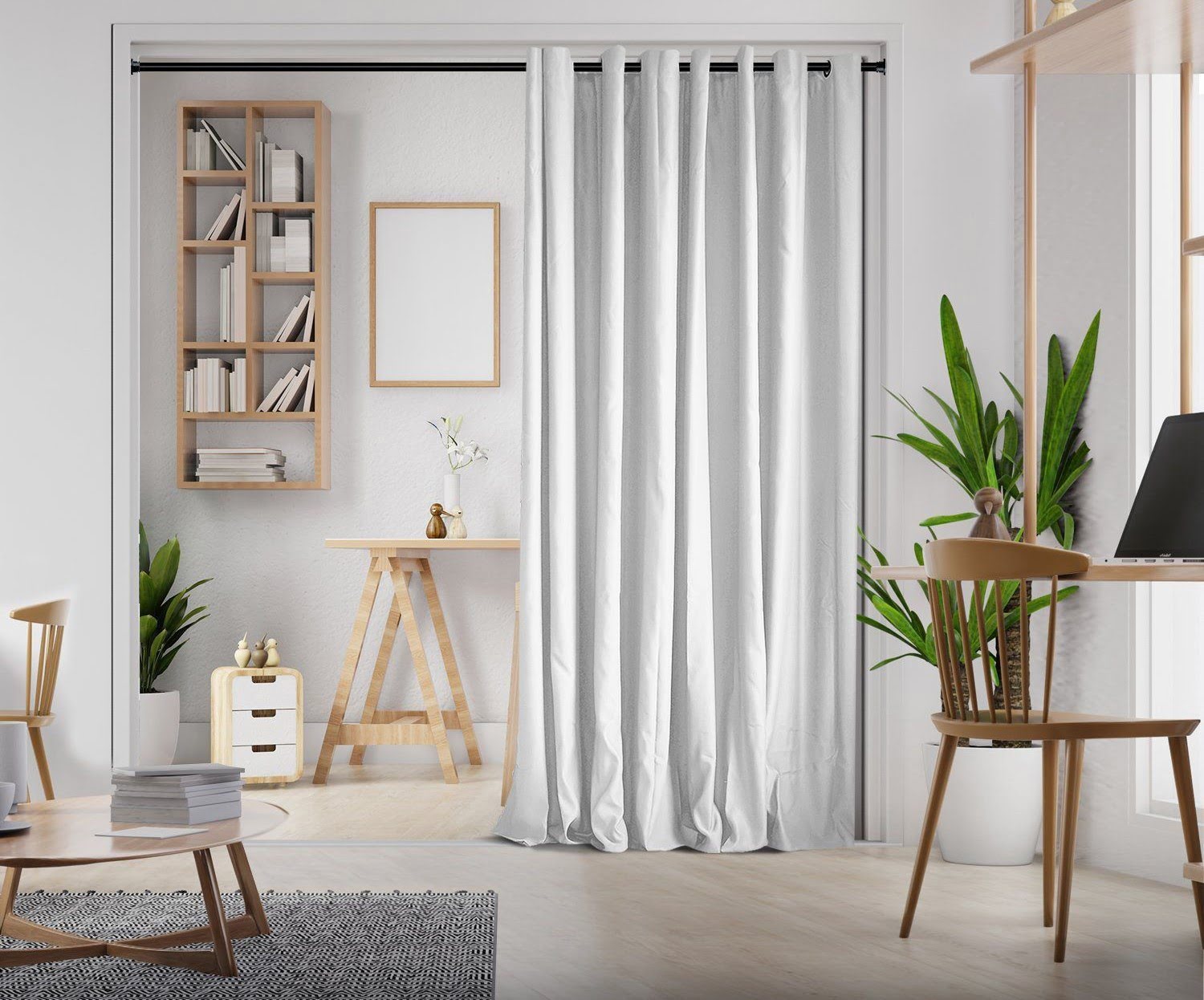 How To Hang Curtains As A Room Divider