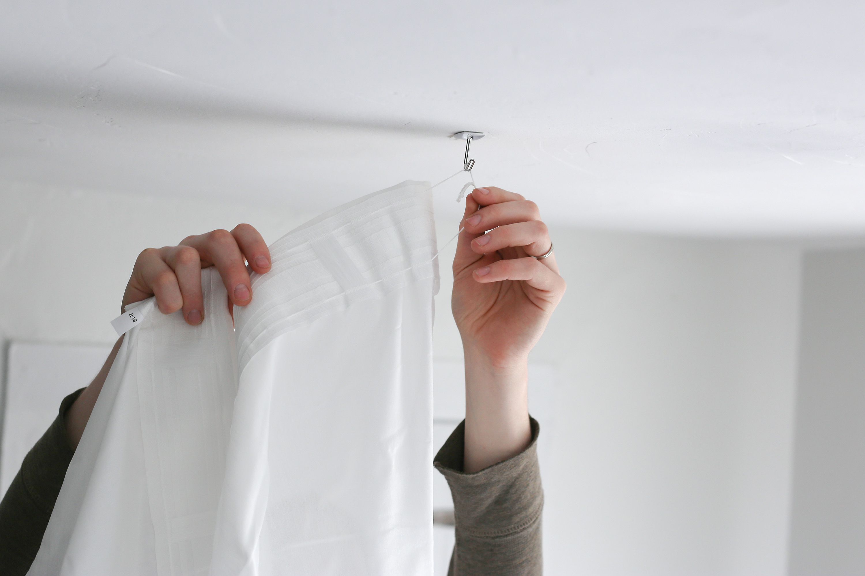 How To Hang Curtains On Ceiling