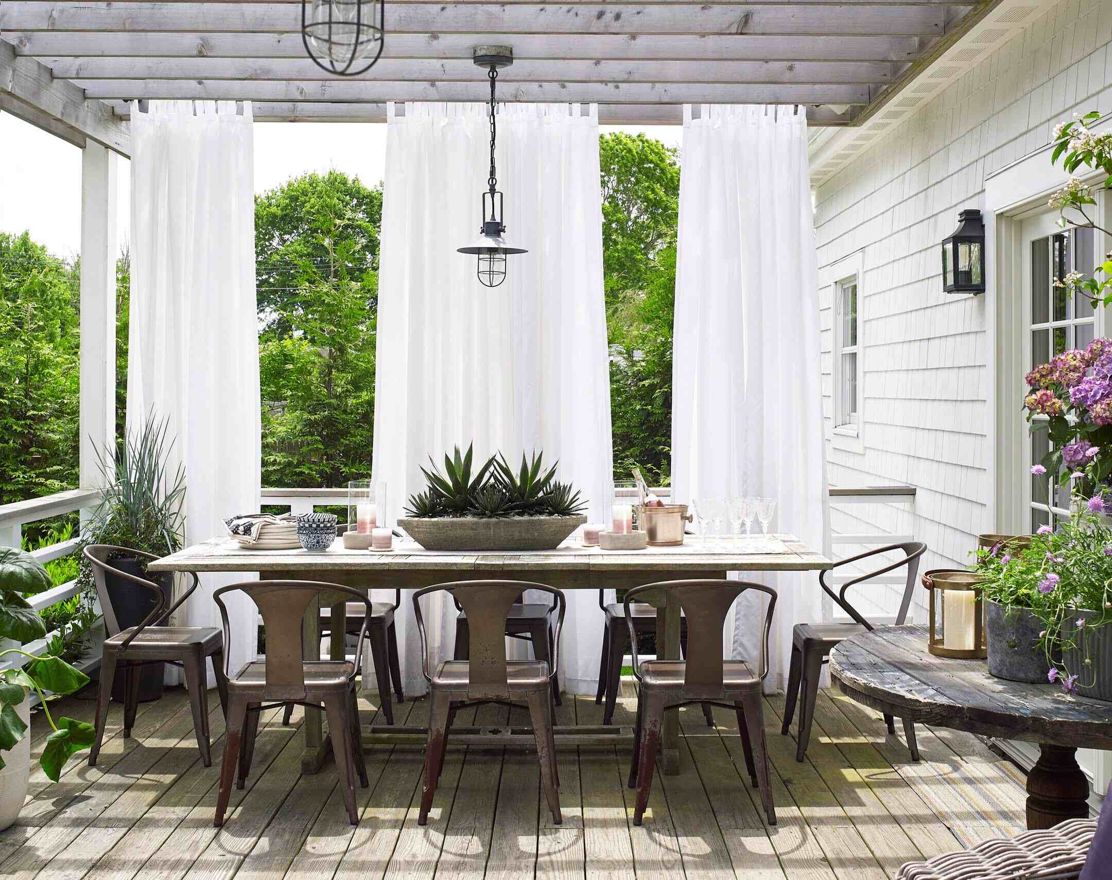 How To Hang Outdoor Curtains On Patio