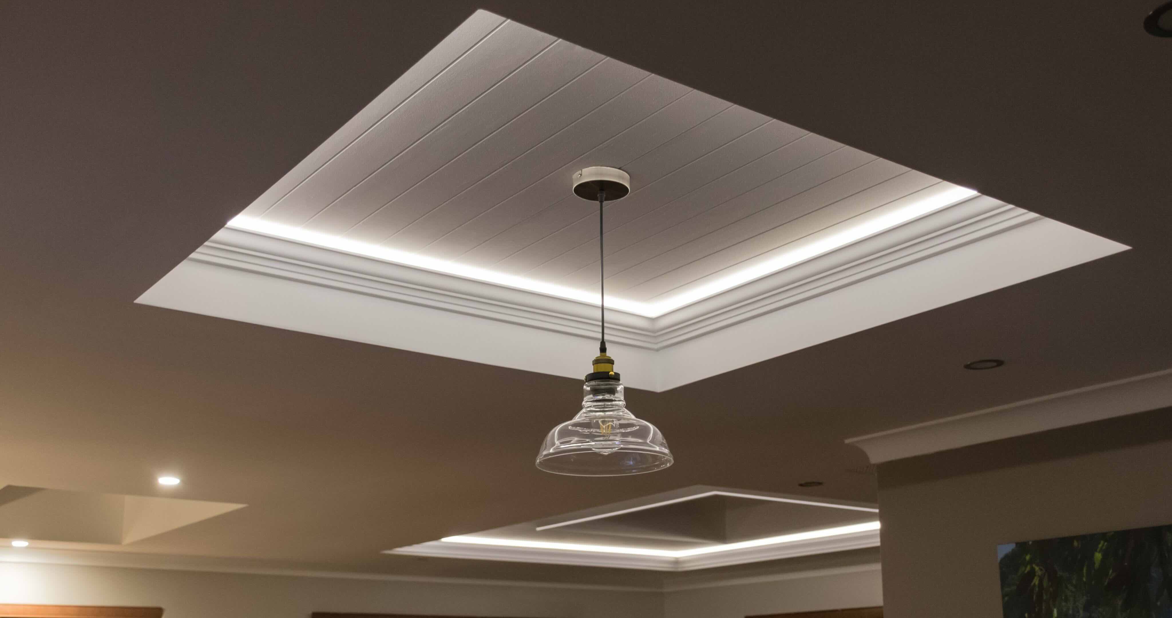 How To Hide LED Strip Ceiling Lights