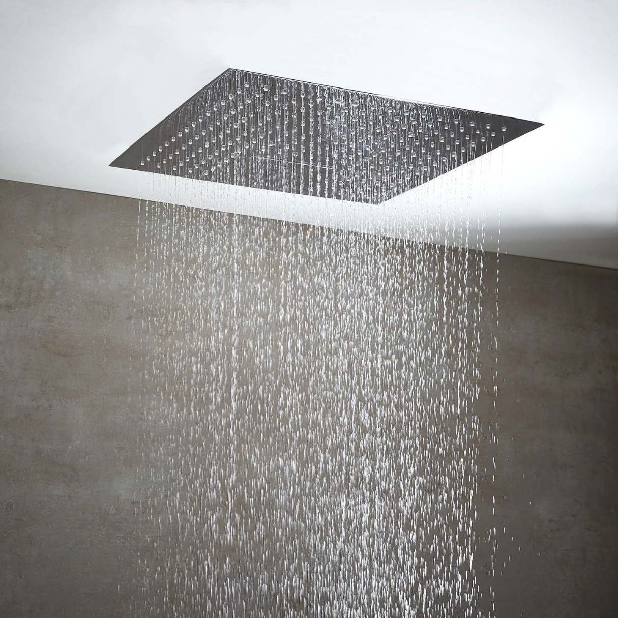 Rain Shower Head In The Ceiling