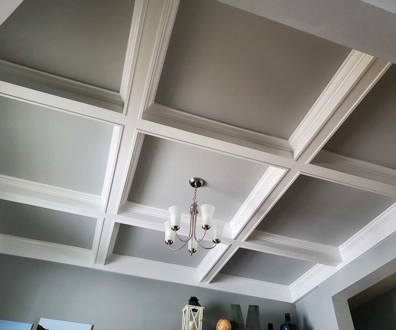 How To Install Coffered Ceiling