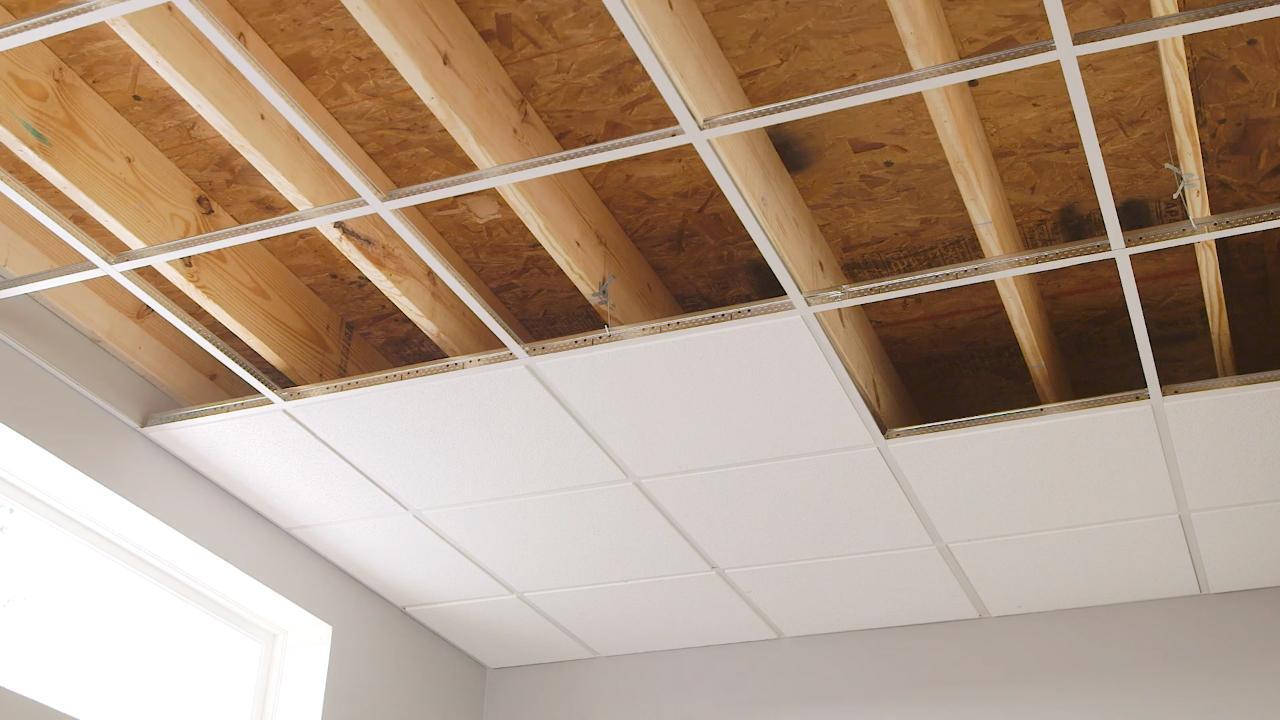 How To Install Drop Ceiling In The Basement