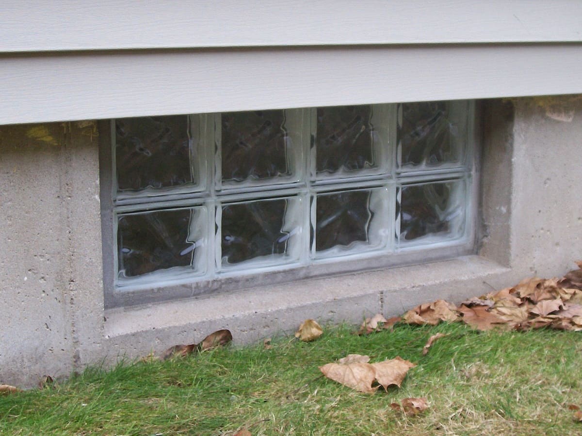 How To Install Glass Block Windows In Basement
