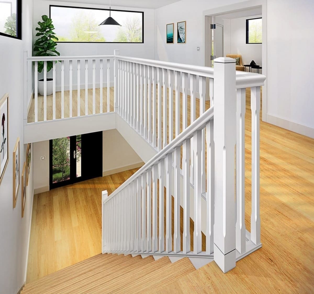How To Install Newel Post On Flat Floor