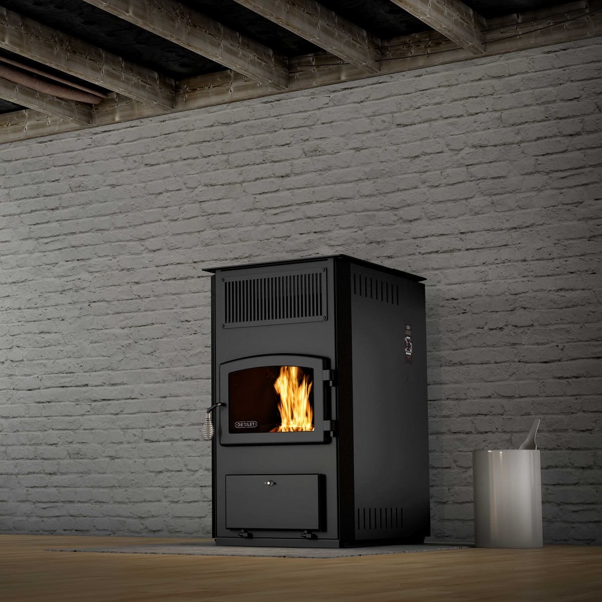 How To Install Pellet Stove In Basement