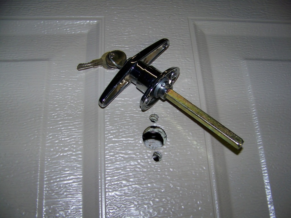 How To Install T Handle Garage Door Lock