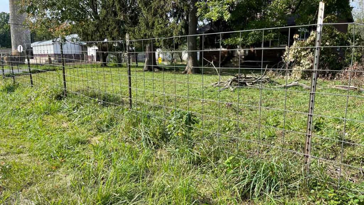 How To Install Welded Wire Fence With T-Posts