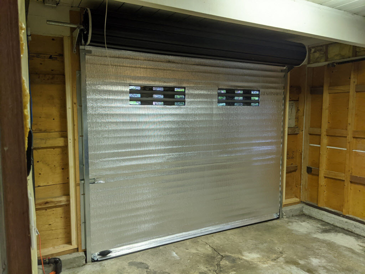 How To Insulate A Roll Up Garage Door