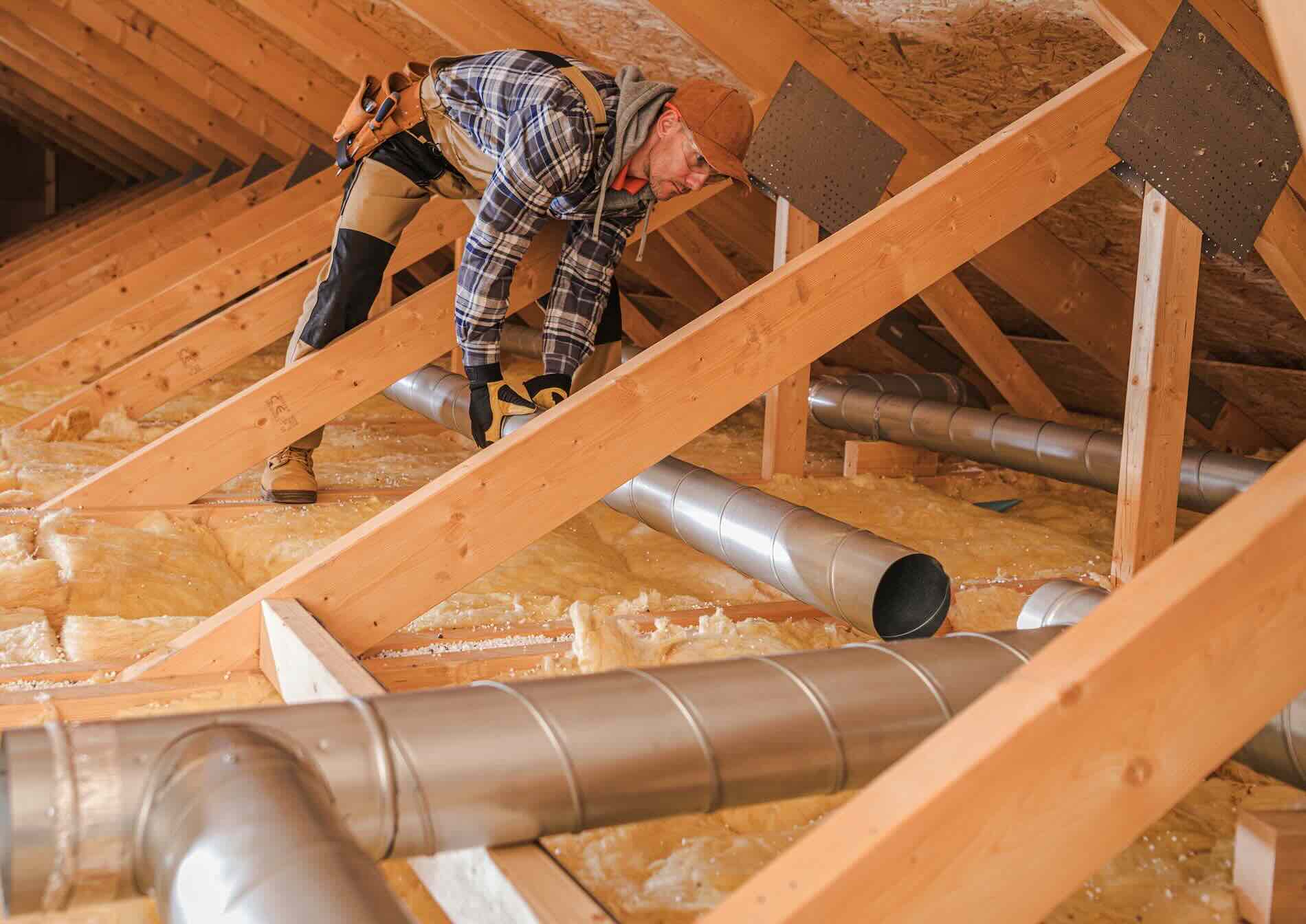 How To Insulate HVAC Ducts In An Attic