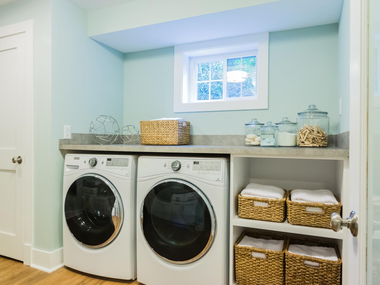 How To Make A Basement Laundry Room Look Nice