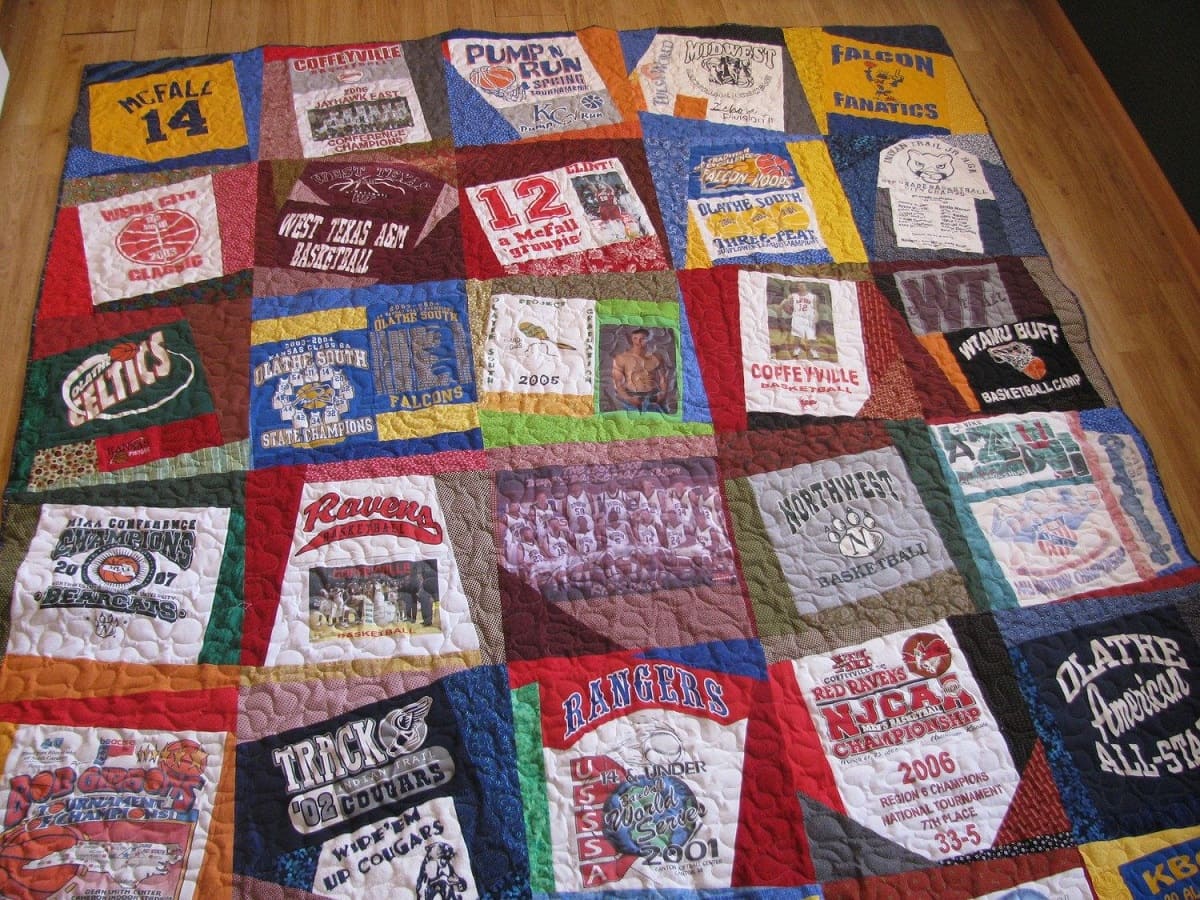How To Make A Memory Quilt From T-Shirts