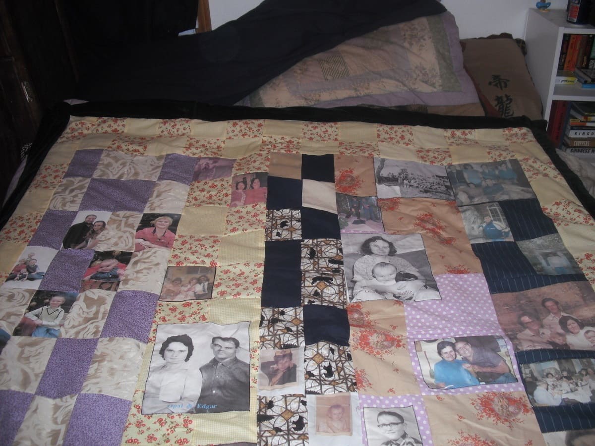 How To Make A Memory Quilt Using Photos