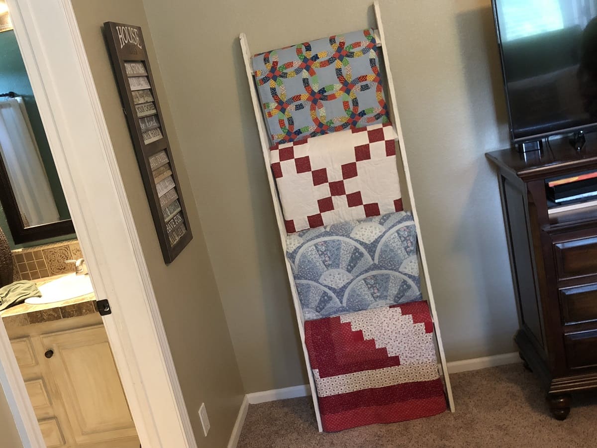 How To Make A Quilt Ladder