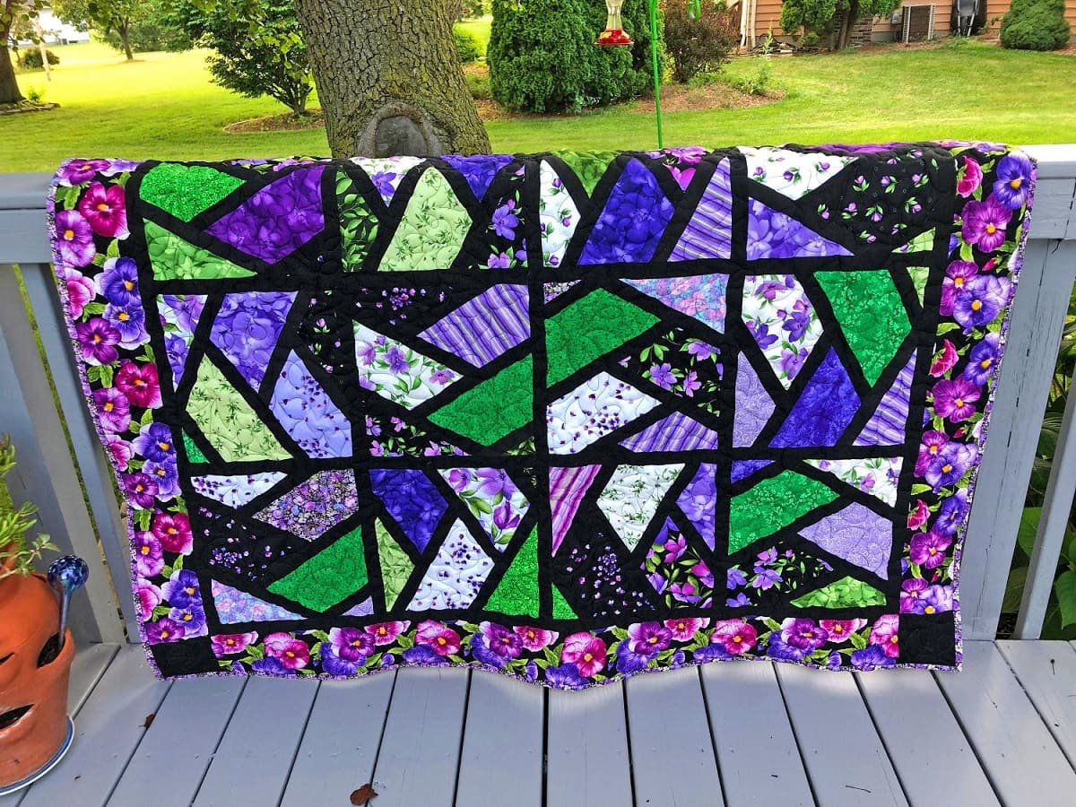How To Make A Stained Glass Quilt