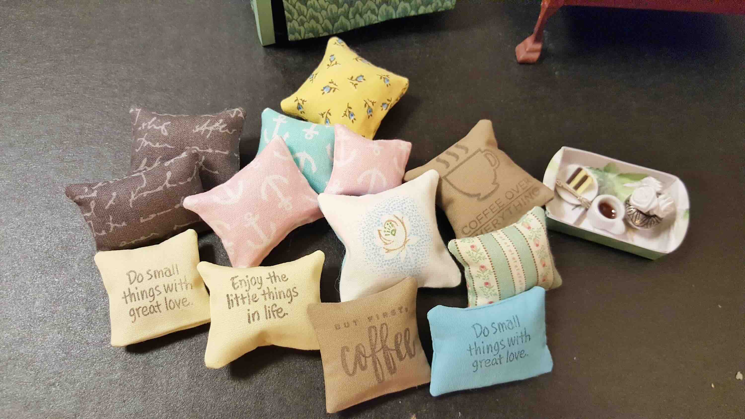 How To Make Miniature Pillows