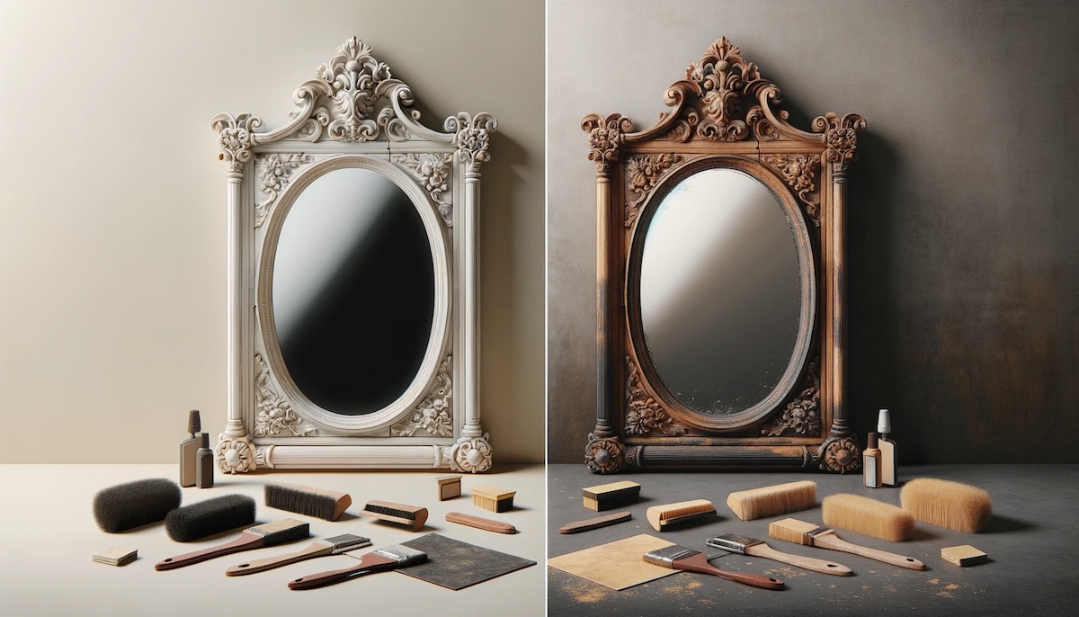 How To Make Mirrors Look Vintage