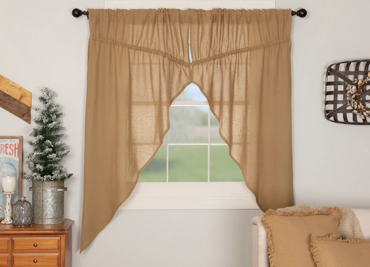 How To Make Prairie Curtains