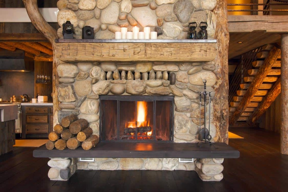 How To Mount A Mantel On A Stone Fireplace