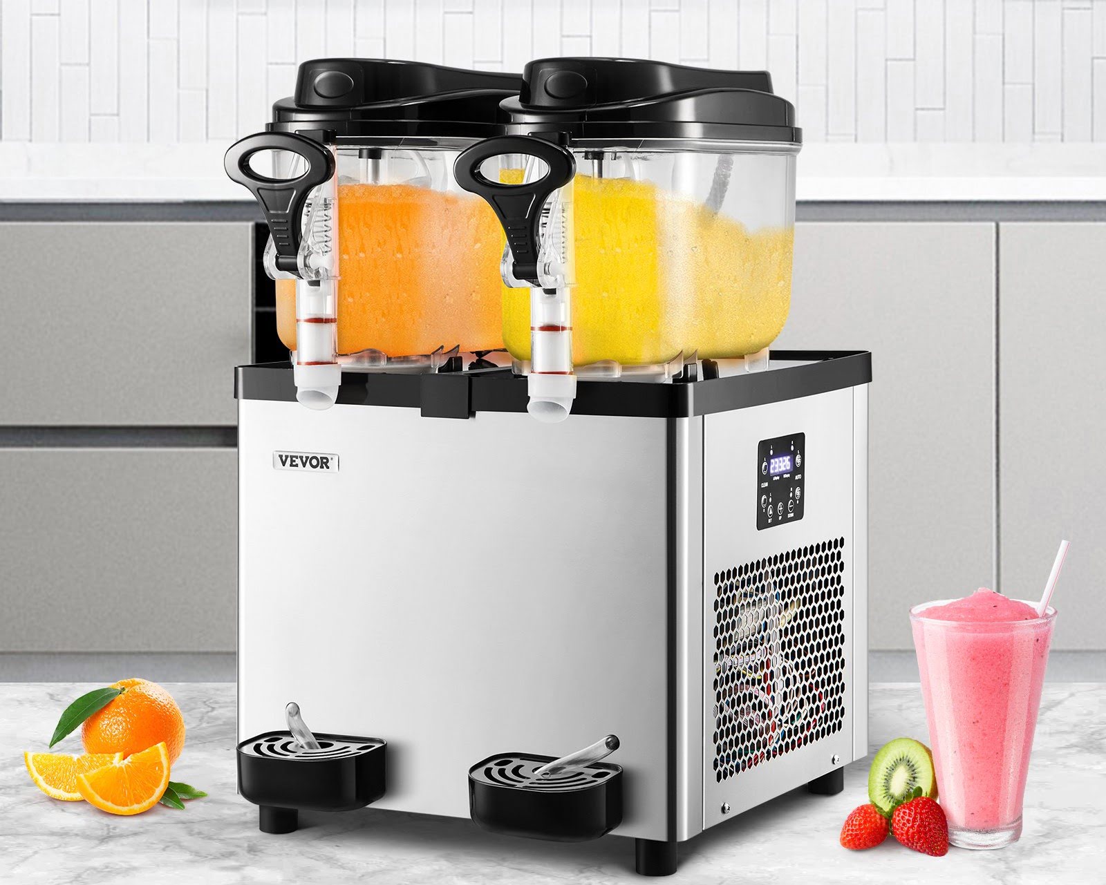 VEVOR Refrigerated Beverage Dispenser:Happy Moments