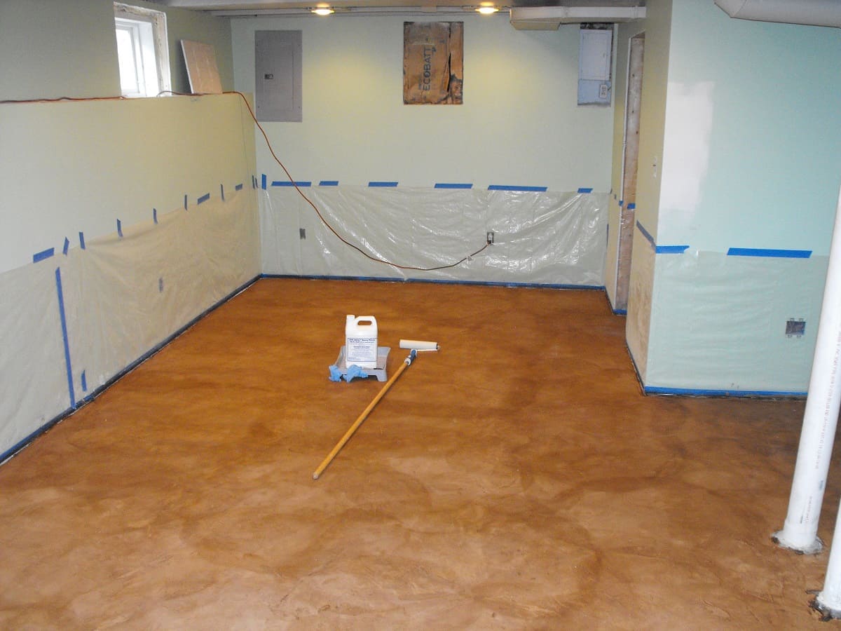 How To Paint A Basement Cement Floor