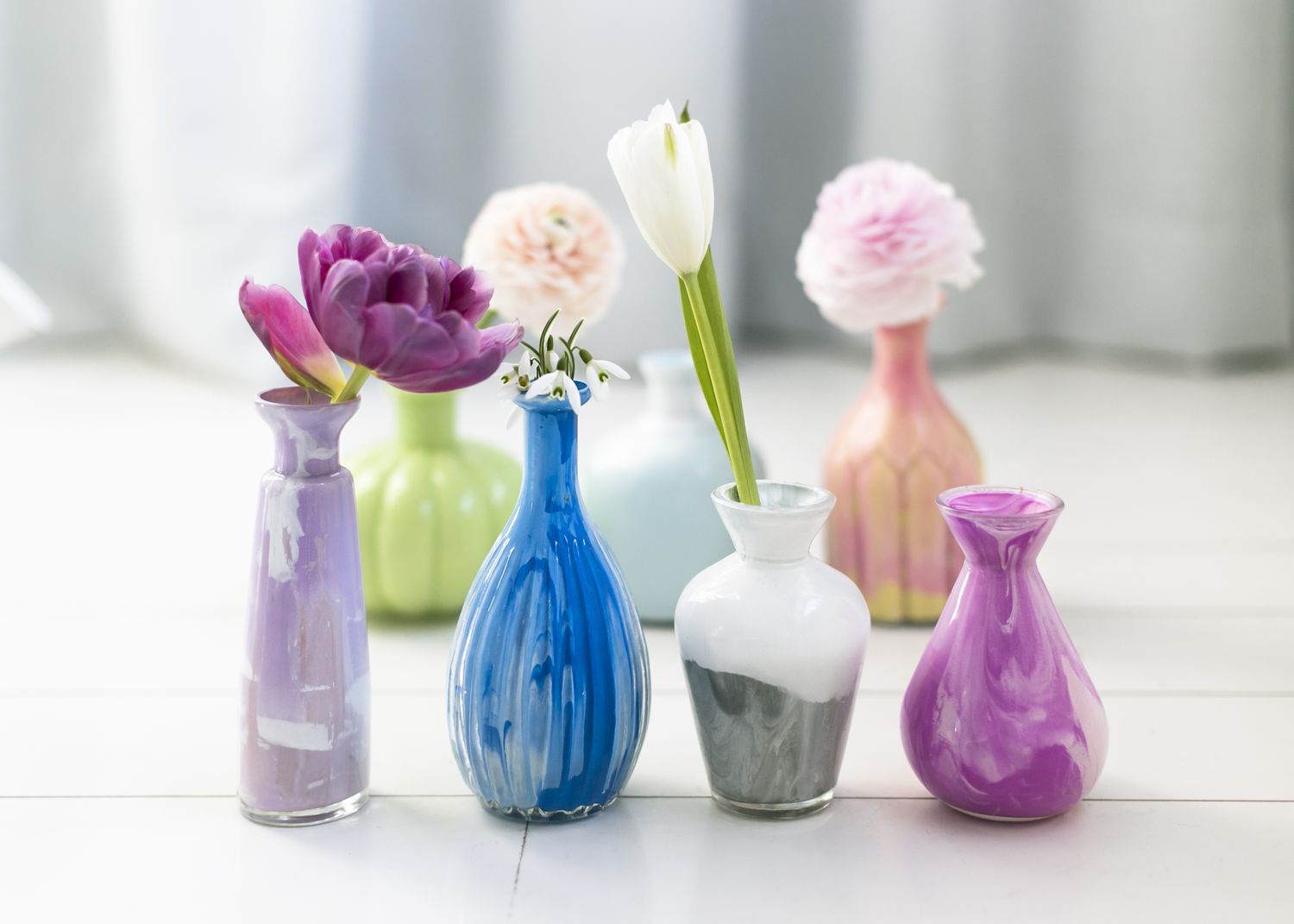 How To Paint Glass Vases
