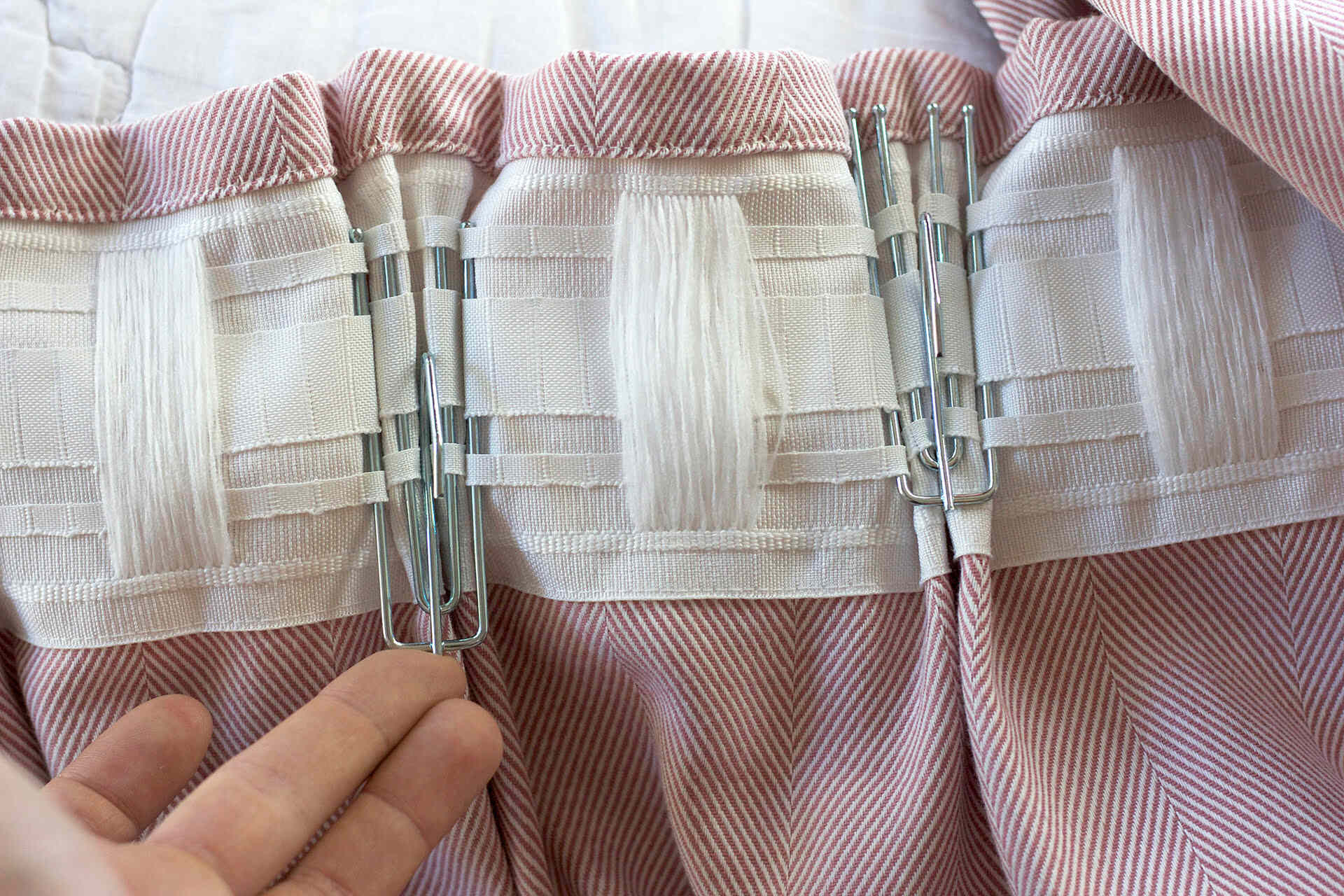 How To Pleat Curtains With Clips