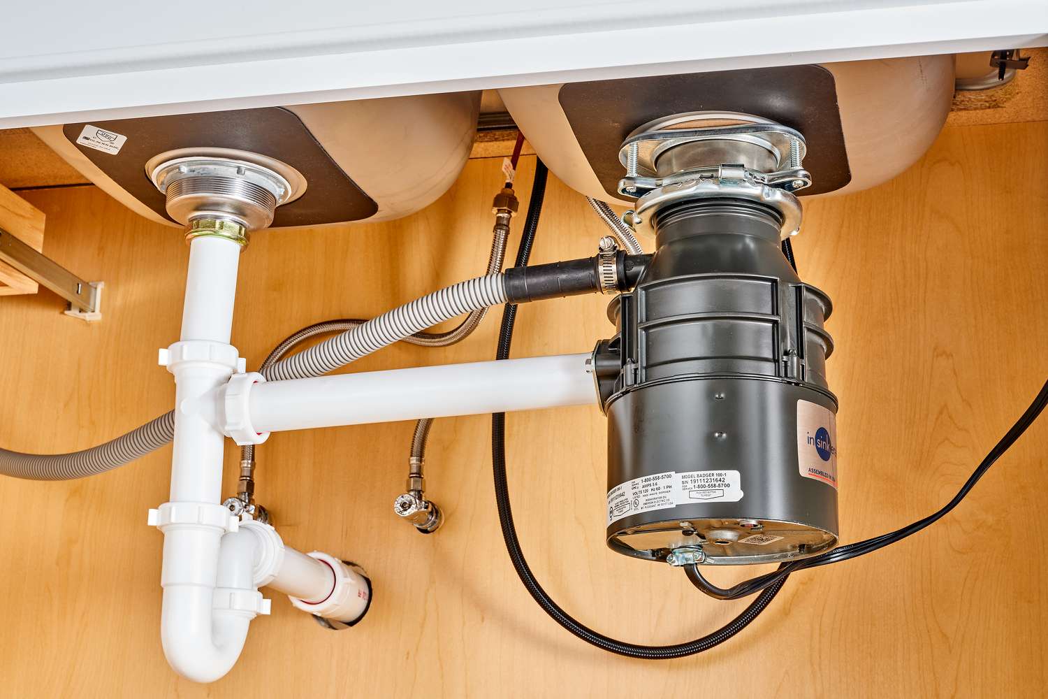 How To Plumb A Double Kitchen Sink With Disposal And Dishwasher ...