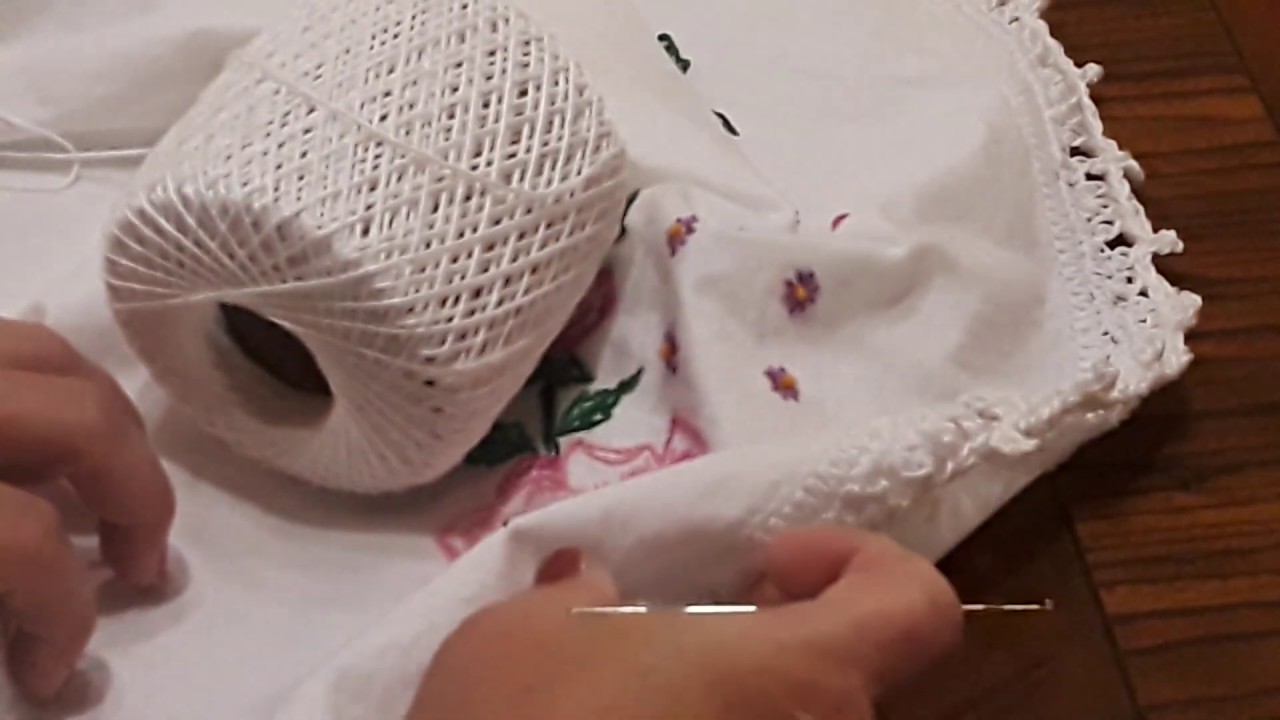 How To Put A Crochet Edge On A Pillowcase