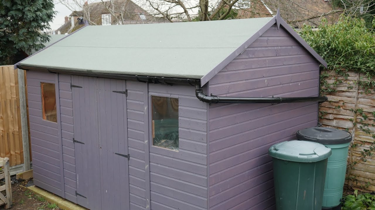 How To Put Gutters On A Shed