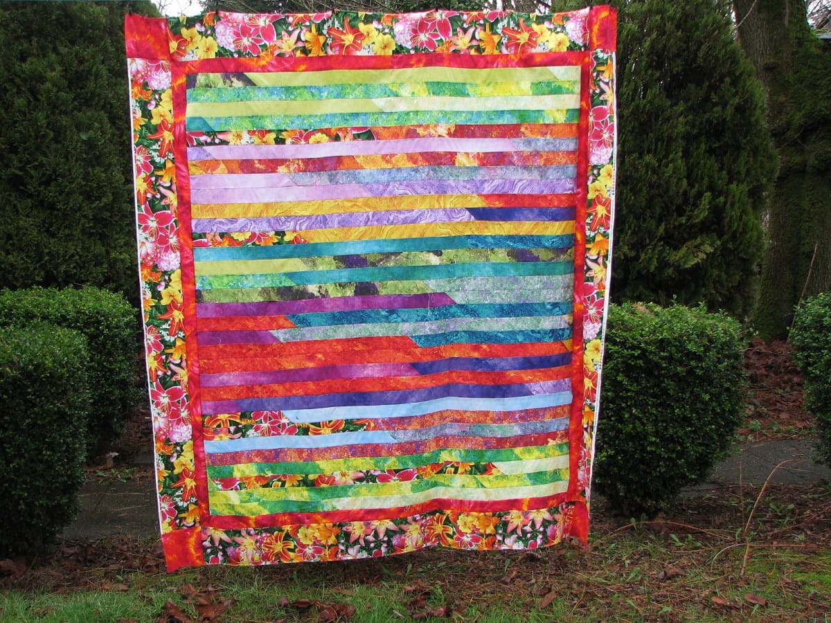 How To Quilt A Jelly Roll Race Quilt