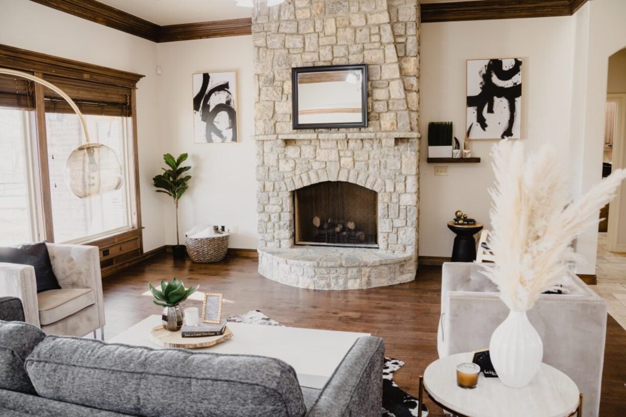 How To Redo A Stone Fireplace