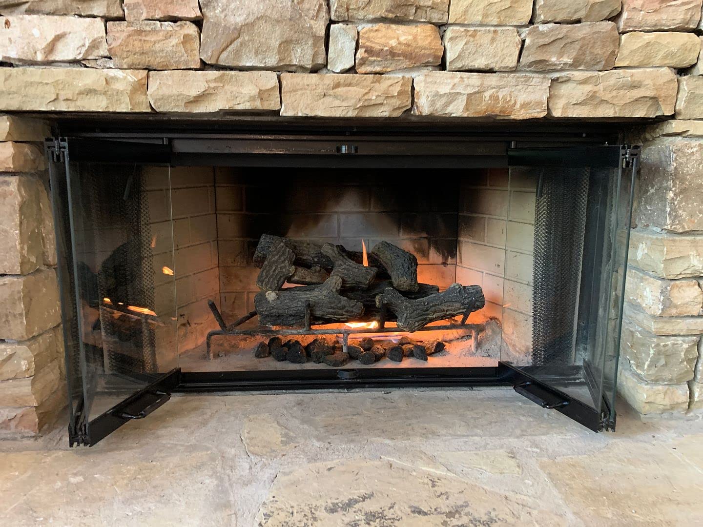 How To Remove Fireplace Glass Doors