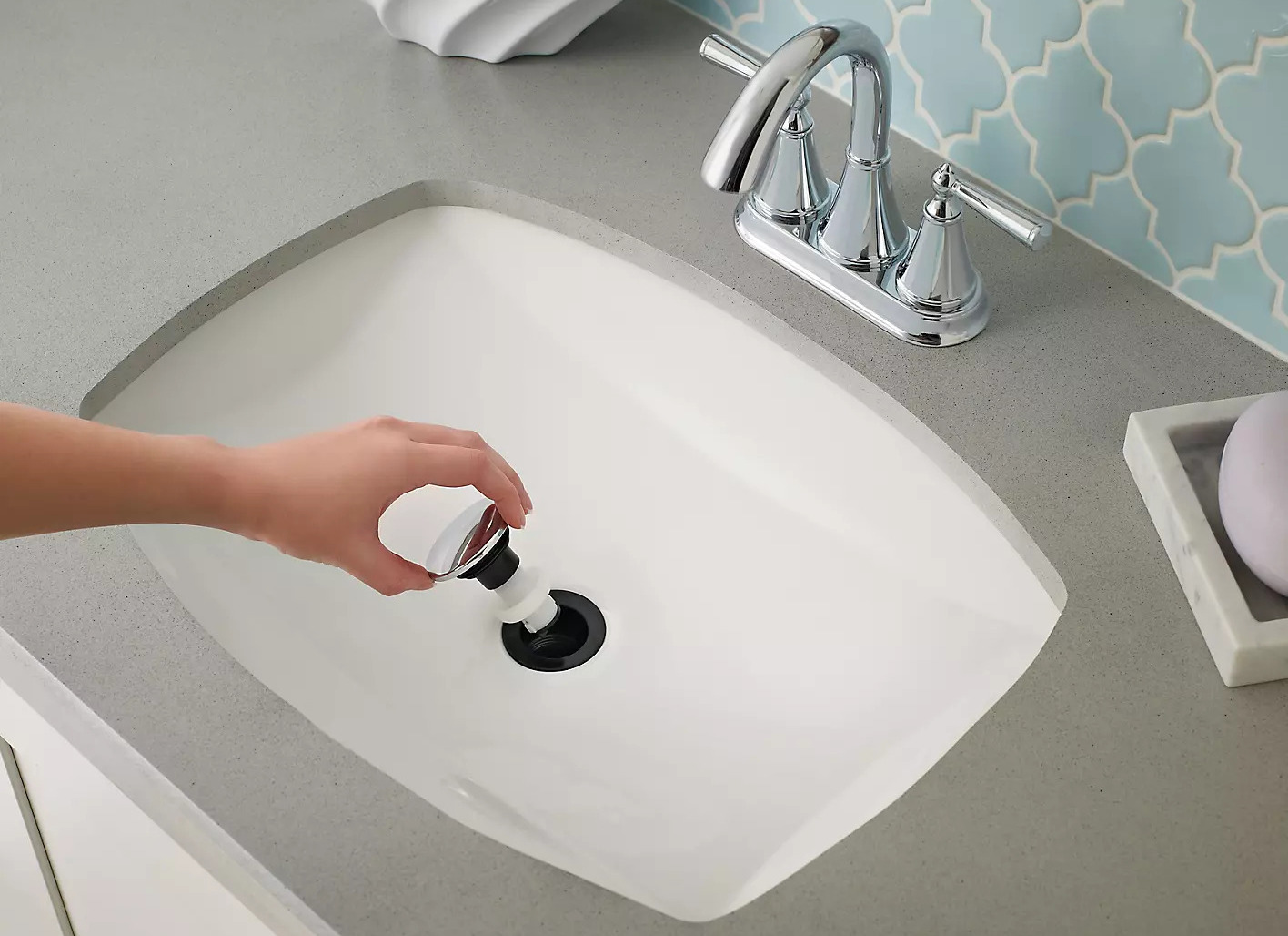 How To Remove Sink Stopper In Bathroom