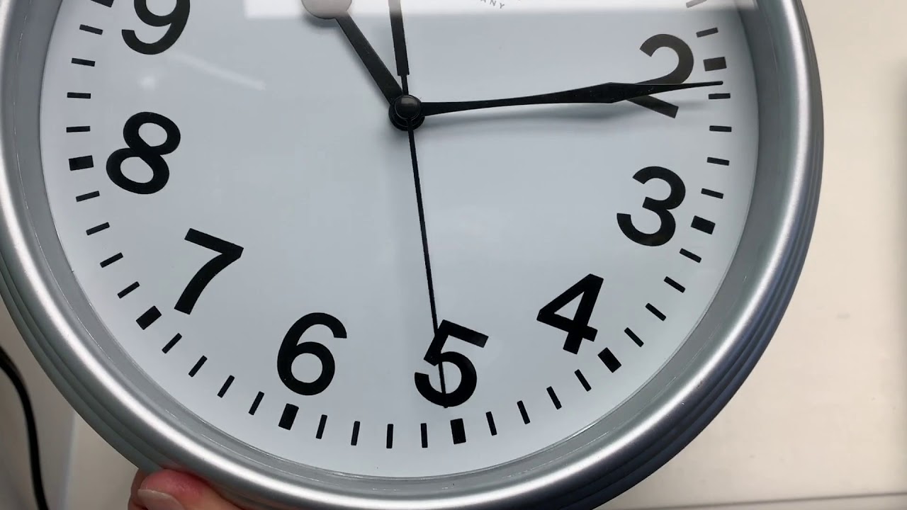 How To Set A Wall Clock