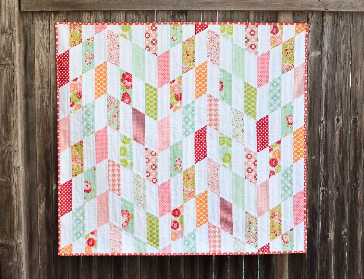 How To Sew A Chevron Quilt
