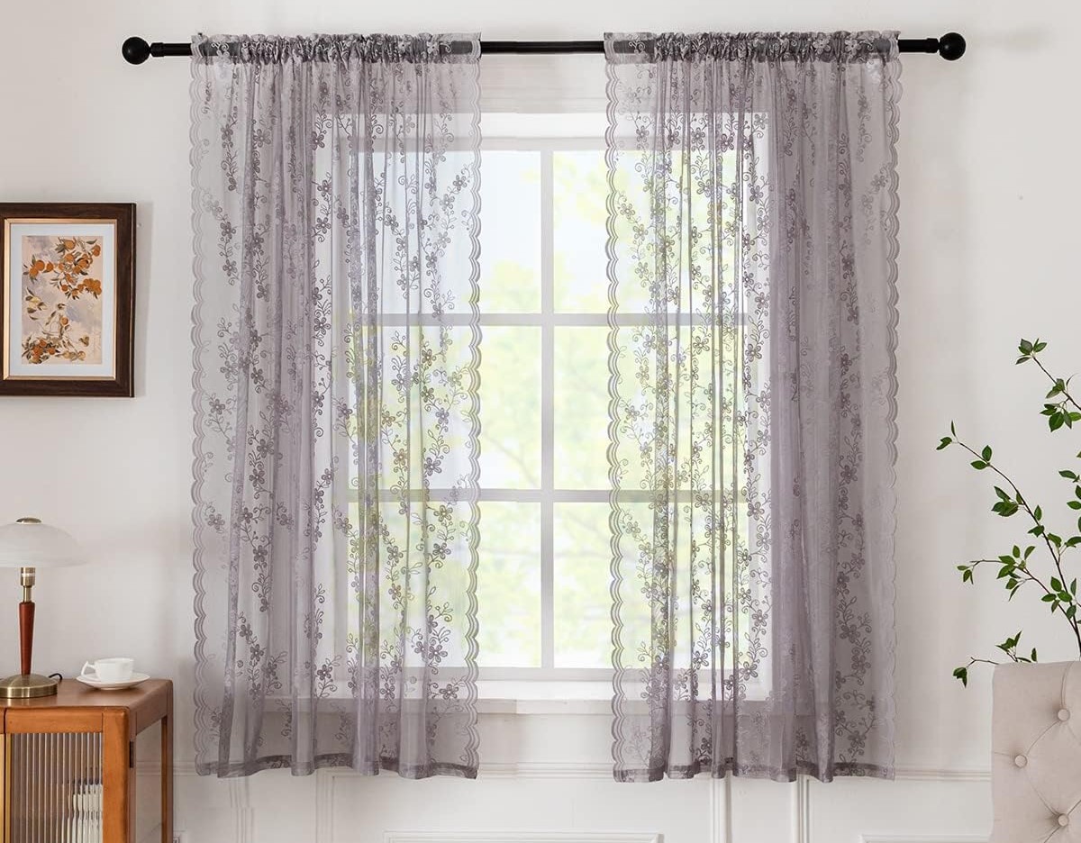 How To Sew Lace Curtains