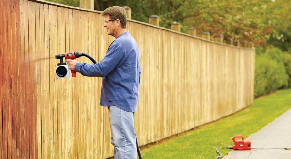 How To Spray Paint A Fence