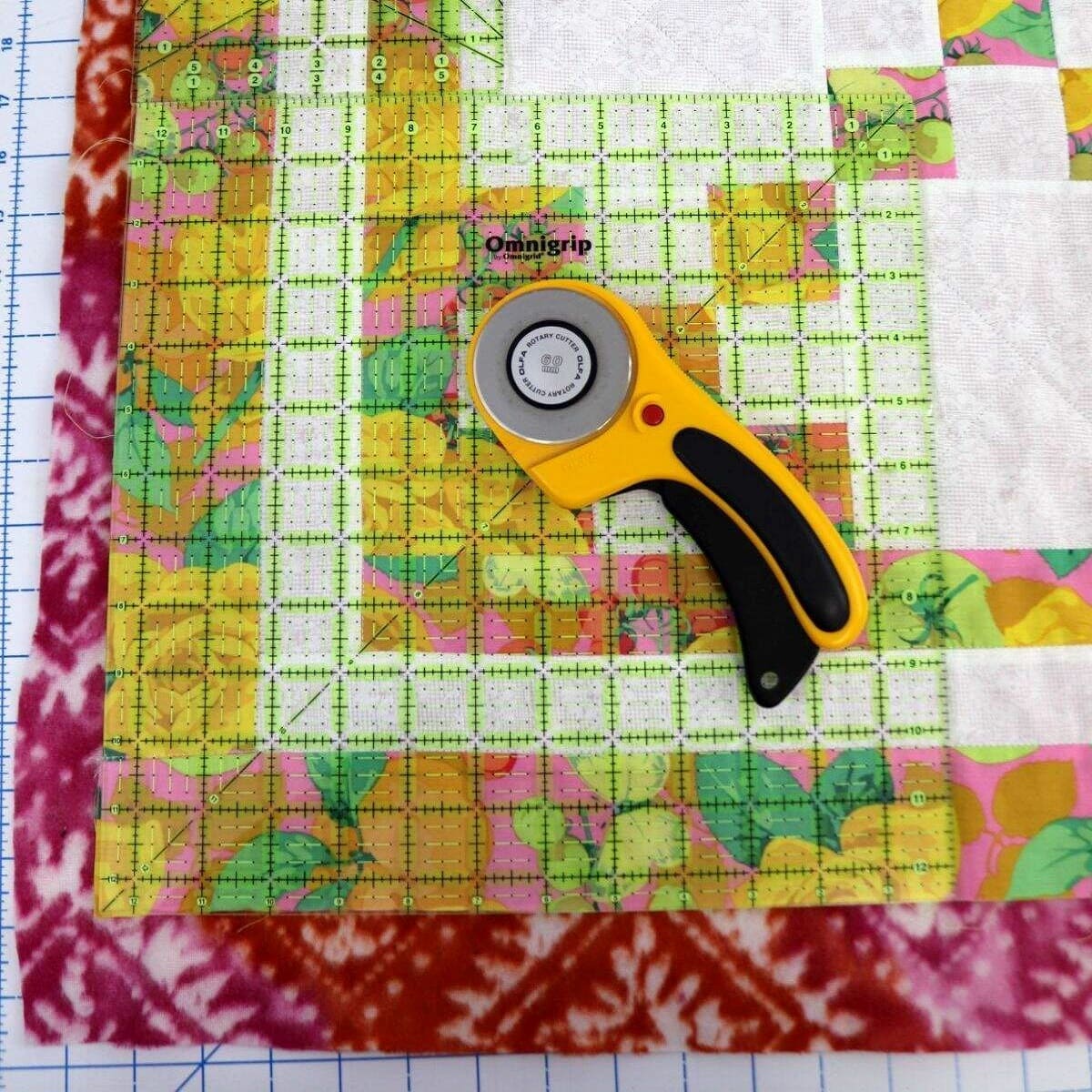 How To Square Up A Quilt Before Binding