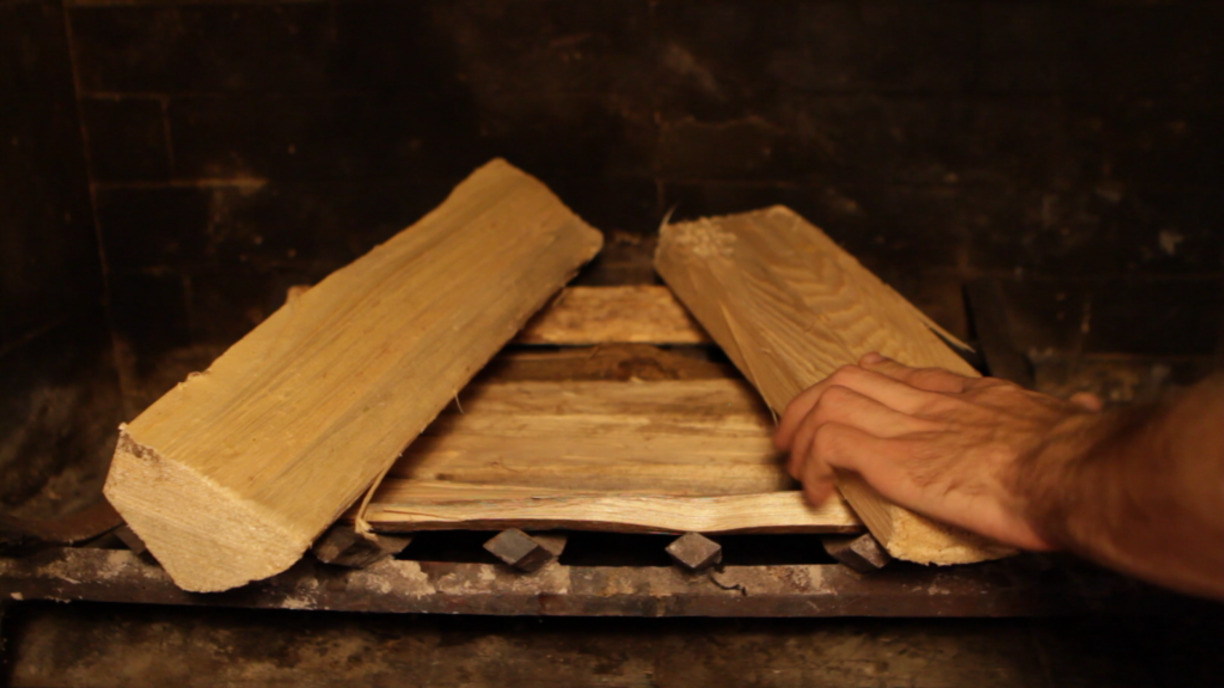 How To Stack Wood In A Fireplace