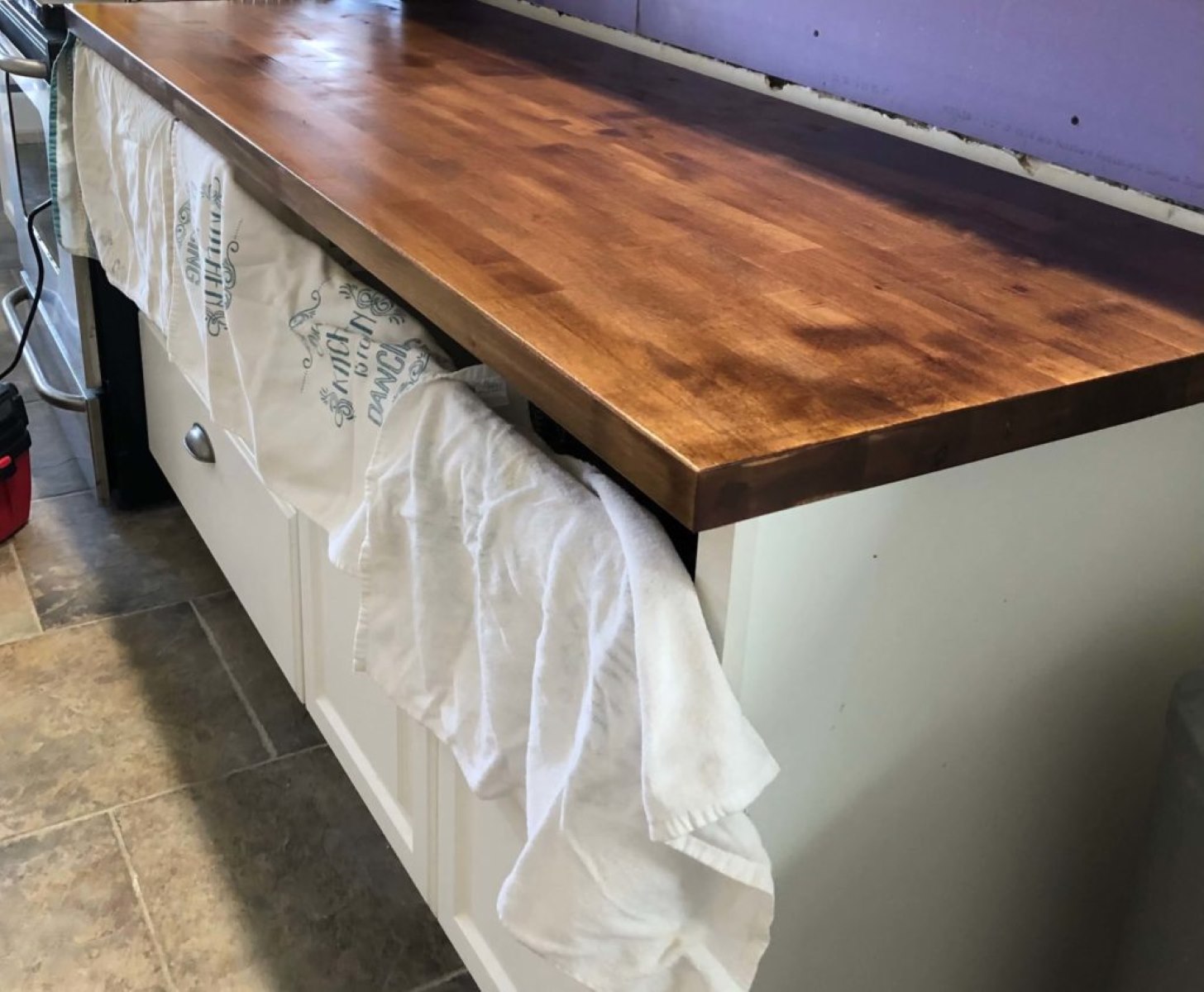How To Stain Wood Countertops
