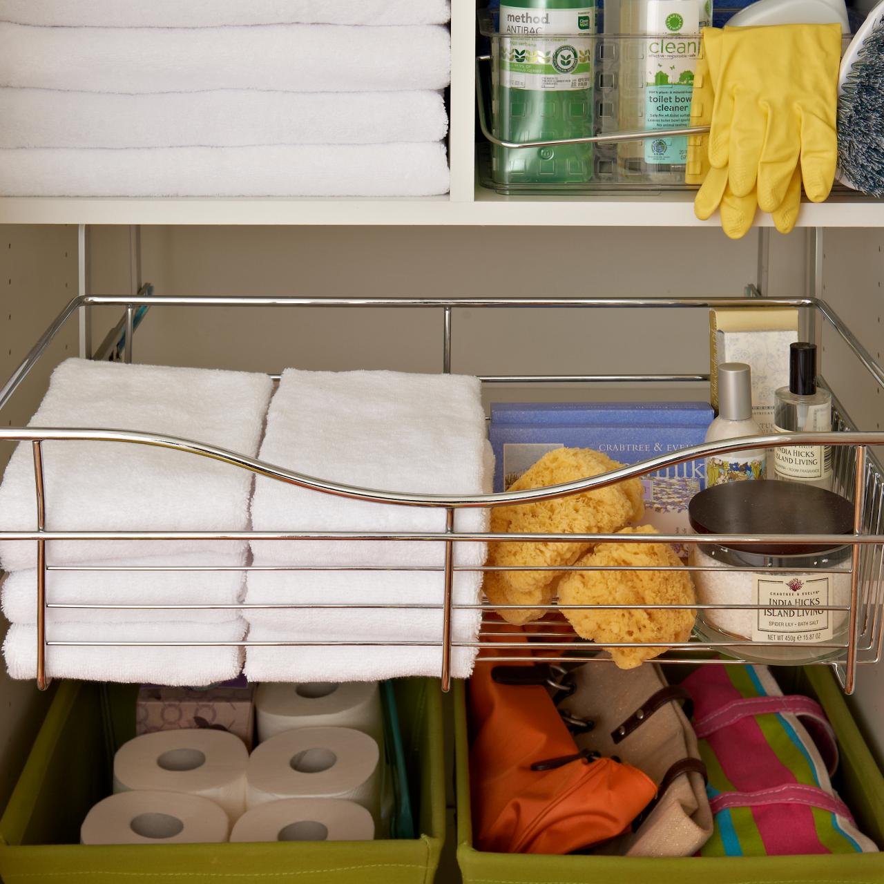 How To Store Bath Towels In Closet