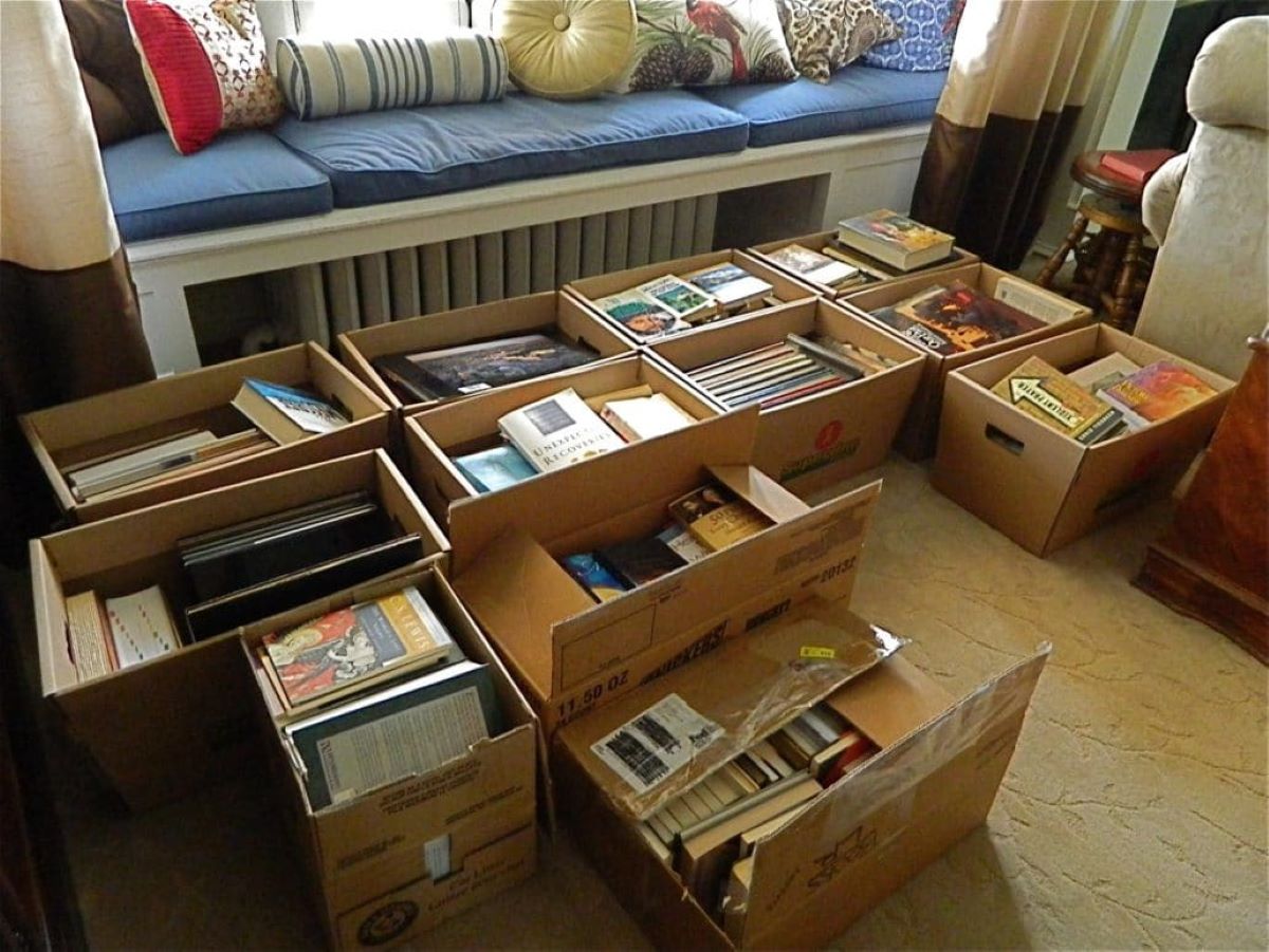 How To Store Books In Boxes