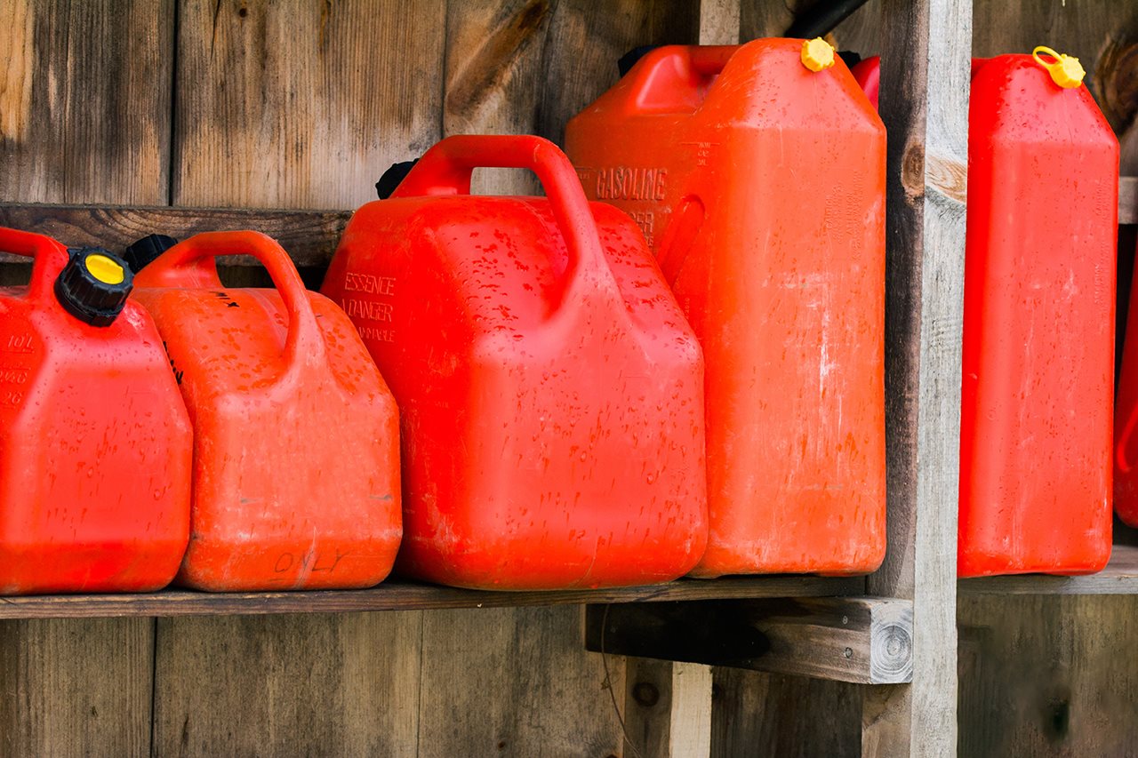 How To Store Gas Cans Outside